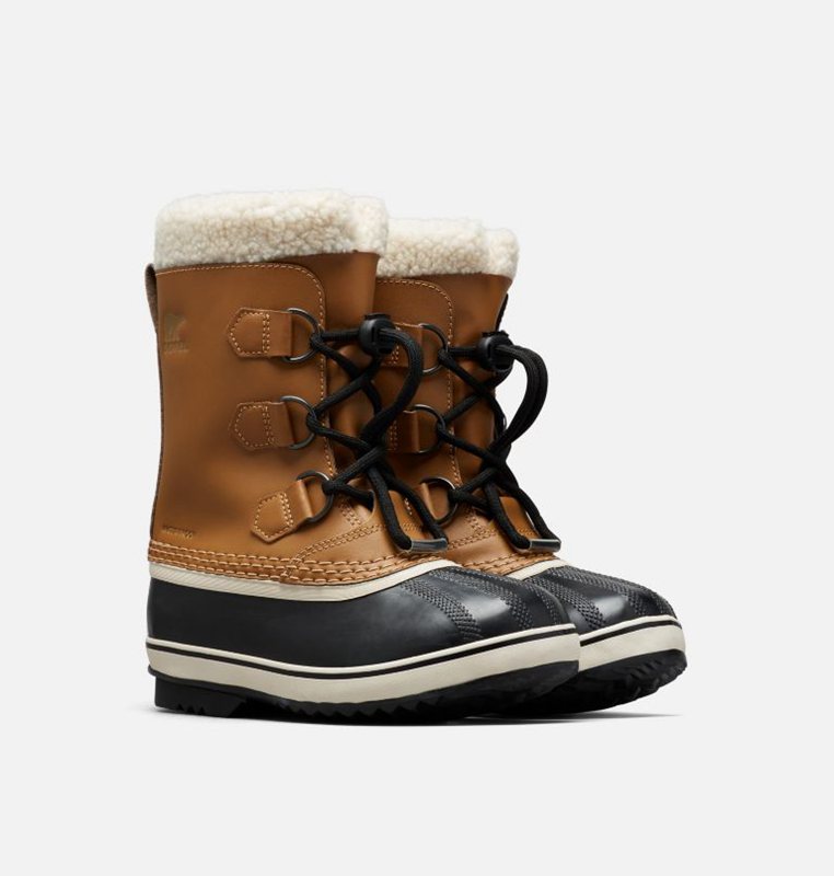 Kids Snow Boots Brown/Black - Sorel Youth Yoot Pac™ TP - 580-HSXPDB